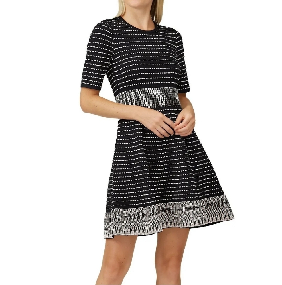 Shoshanna Mesa Dress-Heavy Black Knit Xs